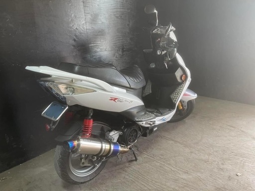 ★支払総額7.8万円★書類完備！始動動画あり♪ キムコ レーシング125 KYMCO カスタム多数♪社外マフラー！シート！フェンダーレス！通勤通学にオススメ♪
