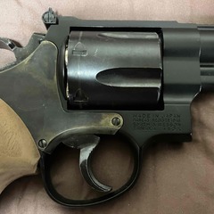 ★強力！ タナカ S&W M29 4inch ガスガン　ごくごく初期型。タナカ純正木製グリップ着き!!  MILITALT BASE製GUNケース入り！の画像