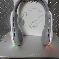 ★お祭フェス電飾【2025最新版】今年は光る　首掛け扇風機　ネックファンの画像
