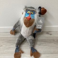 【ディズニー】ラフィキ ライオンキング ぬいぐるみ 全長30センチ