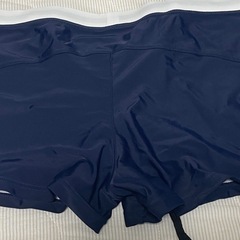 メンズスイムウェア新品サイズL紺色、男性用水着新品ボクサータイプの画像
