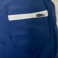 メンズスイムウェア新品サイズL紺色、男性用水着新品ボクサータイプの画像