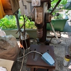 ボール盤　穴あけ作業　100V 整備済