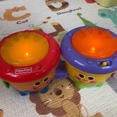 フィッシャープライス Fischer Price ドラム おもち...