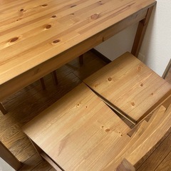 【お譲りします】ダイニング4点セットの画像