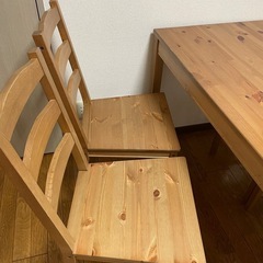 【お譲りします】ダイニング4点セットの画像