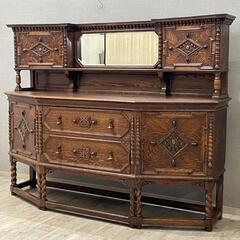 【 全国発送可能！】イギリス 【 Morgan＆Co 】最高級キャビネット♪天然無垢材