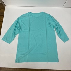 K2407-802 トータス 七分丈Tシャツ エメラルドグリーン...
