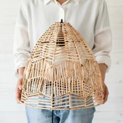ラタン製ランプシェード👒の画像
