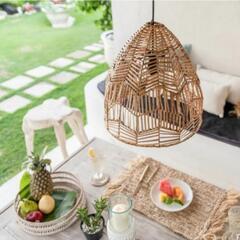 ラタン製ランプシェード👒