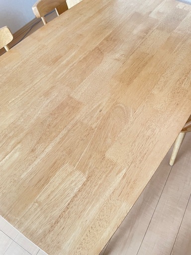 ダイニングテーブルセット 4人がけ　現地受取限定