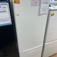 【ドリーム川西店御来店限定】 Panasonic 冷蔵庫 NR-B17DW-W 168L 2021年製 動作確認／クリーニング済み 【2002211255601636】