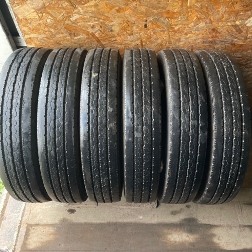 バリ山　BRIDGESTONE ブリヂストン　ブリジストン　DURAVIS R205 6.50R16 LT 10PR 2013年製　16インチ　6本セット