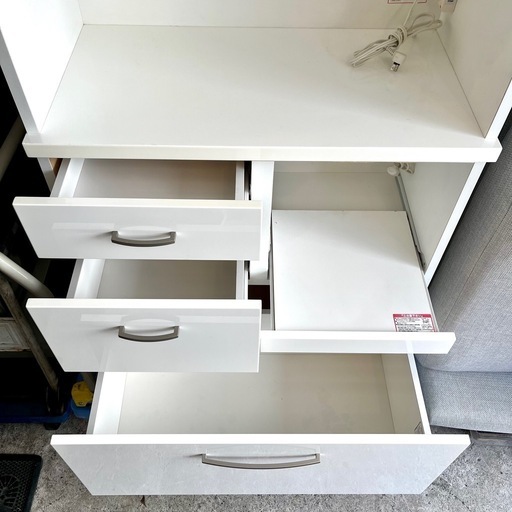 《売約済》【武蔵小山店】  ニトリ　NITORI　食器棚　キッチンカウンター　システムボード　カップボード　白物　キッチン 収納 大型