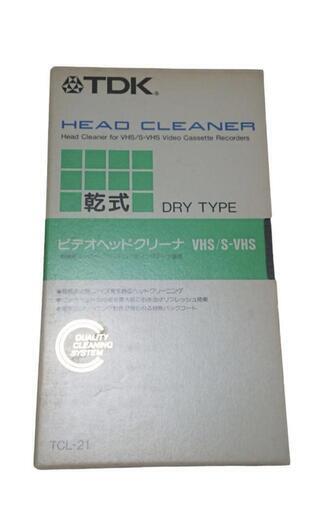 ビデオヘッドクリーナー　乾式　TDK TCL-21