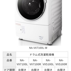 新開発「スピンダンシング洗浄方式」採用で、最速※1約30分洗濯を実現  ドラム式洗濯乾燥機「NA-VX7100L」の画像