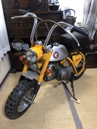 ホンダモンキー　　Ｚ50 Ａ型　両手ブレーキ　未登録車　販売証明書付き