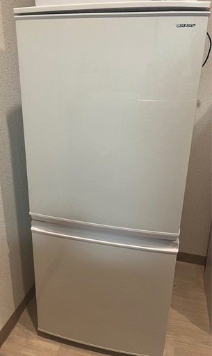 シャープ　ノンフロン冷凍冷蔵庫　SJ-DA14D-W
