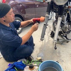 バイク好き初心者ok！中古車整備と仕上げ磨きの画像