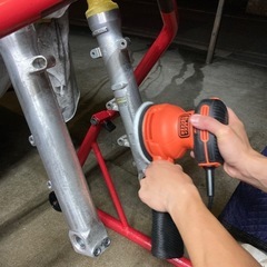 バイク好き初心者ok！中古車整備と仕上げ磨きの画像