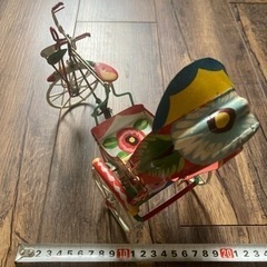 自転車のおもちゃ　飾り　置物の画像