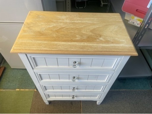 【リサイクルサービス八光】幅60㎝　ビーカンパニー　カントリー調4段チェスト