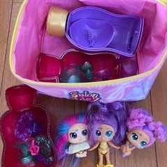 マイクスタンド、人形おもちゃの画像