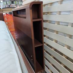 【愛品倶楽部柏店】セミダブルベッド 「F:ニトリ カルバーS」「M:ニトリ Nスリープ 」の画像