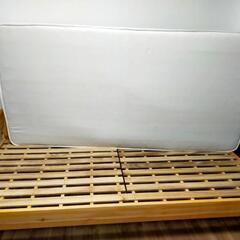 ベッド マット+木土台 無印で購入 2台あります
