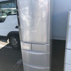 NO 319 🌈北九州市内配送設置無料✨🌈　パナソニック Panasonic エコナビ搭載冷蔵庫 (426L・右開き） 5ドア シャンパン NR-E437T-N