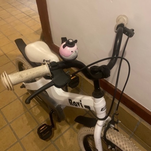 子供　自転車　16インチ　補助輪付　Ravi ラビ