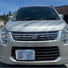 激安軽自動車 H26年式 スズキ ワゴンR MH34S ★支払総額7.8万円★機関良好 冷暖房確認済み！社外ナビ ワンセグテレビ 社外アルミ 即日納車可能 アイドリングストップ お早めに！！の画像