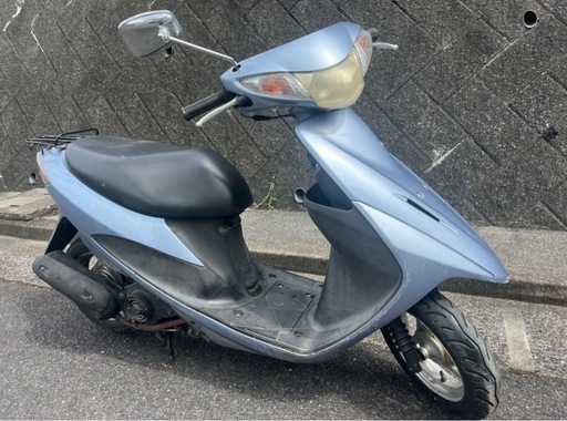【売約済】実働 BT新品 スズキ CA44A アドレスV50 4スト原付 インジェクションバイク スクーター ライトブルー