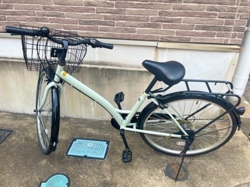 【取引中】4段階ギア付き自転車　borzoi