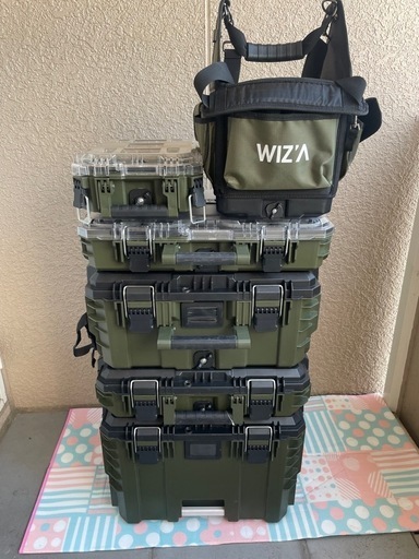 ビバホーム ウイザ WIZ'A システムキャリー  工具 工具収納 キャンプ 釣り サバゲー