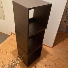 木製ボックス3つの画像
