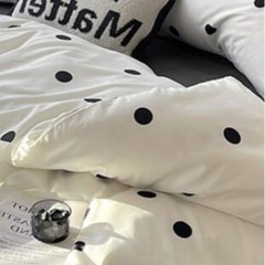 新品　週末20%OFF カバーセット　水玉　ドット　かわいいの画像
