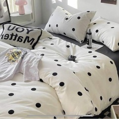 新品　週末20%OFF カバーセット　水玉　ドット　かわいい