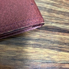 I2407-843 valentino garavani カードケース バーガンディ キズ汚れ有りの画像