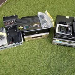 大量電化製品　ステレオチューナー　DVDレコーダー　カラオケ　ビ...
