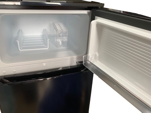 アイリスオーヤマ IRIS OHYAMA 2024年製 IRSD-9B-B ノンフロン冷凍冷蔵庫 冷蔵庫 2ドア冷蔵庫 90L ブラッ