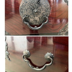 NO.1640 【傷多め】 仙台箪笥 仙臺箪笥 ※鍵無し※ 和箪笥 和家具 古家具 キズ多め 中古 の画像