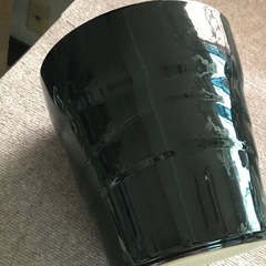 【G】（紺・陶器・波3本）胡蝶蘭が入っていた鉢の画像