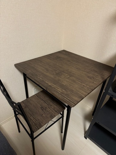 ダイニングテーブルセット　テーブル\u0026椅子2脚
