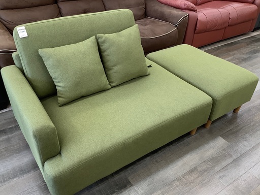 クッション付きカウチソファー（グリーン）のご紹介！（トレファク寝屋川）