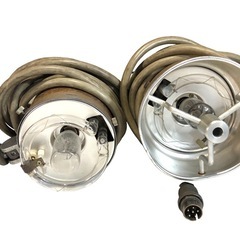 コメット ストロボ CP-1200 照明 2灯 撮影 機材 スタジオ撮影 コード付属 プロ機材 現状品 当時物の画像