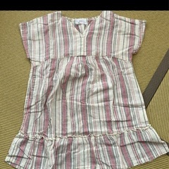 子供服　女子　100センチ　ワンピース3点セット