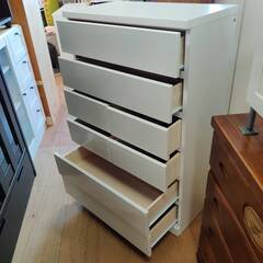 【愛品倶楽部柏店】アルファタカバ 6段8杯ミドルチェスト 75-6 / パッソの画像