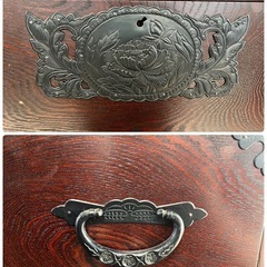 NO.1641 【鍵なし】 仙台箪笥 仙臺箪笥 ※鍵無し※ 和箪笥 和家具 古家具 タンス 整理タンス 時代箪笥 中古の画像