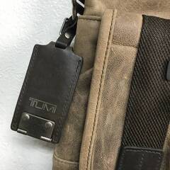 🔷🔶🔷UNY10/18 トゥミ TUMI ショルダーバッグ 92307BH ブラウン 牛革 ヴィンテージ加工 ALPHA BRAVO 2102LO074○🔷🔶🔷の画像